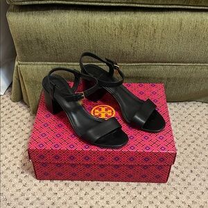 Tory Burch Black Gigi Heeled Sandals